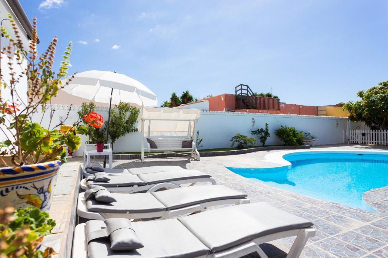 Bungalow Palm Mar With Pool And Garden Arona  Exterior foto